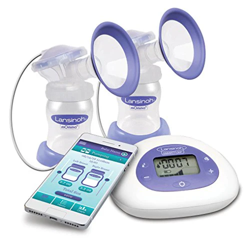 used Lansinoh Smartpump Double Electric Breast Pump, With 25mm & 32mm Flanges