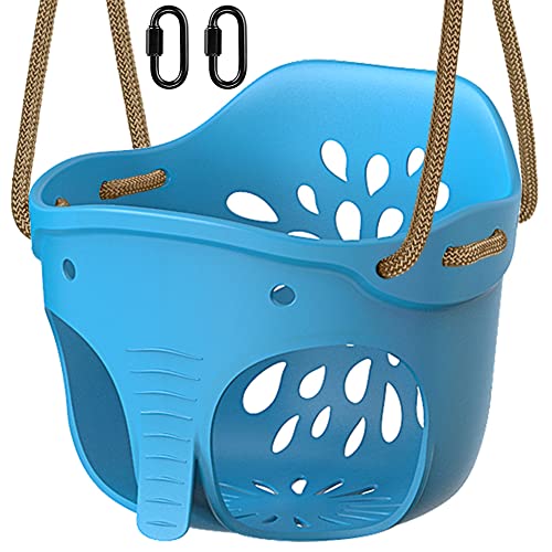 Benelabel Elephant Toddler Swing, Blue