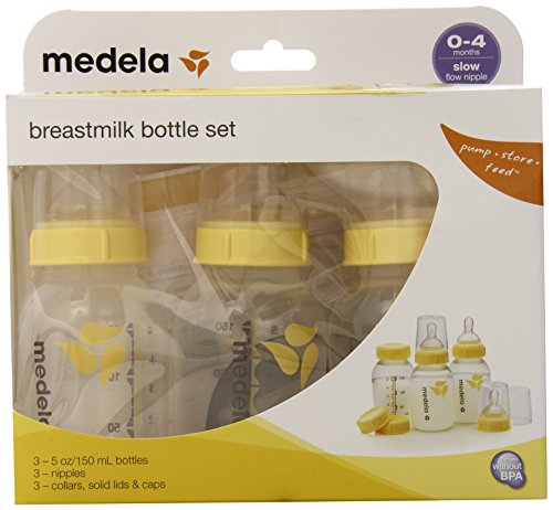 used Medela Breastmilk Bottle Set