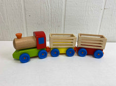 used Melissa & Doug Wooden Farm Train Set