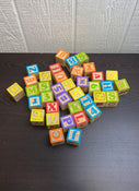 used BUNDLE Wooden Alphabet Blocks