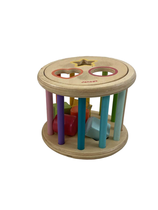 used Hape Wooden Rolling Shape Sorter