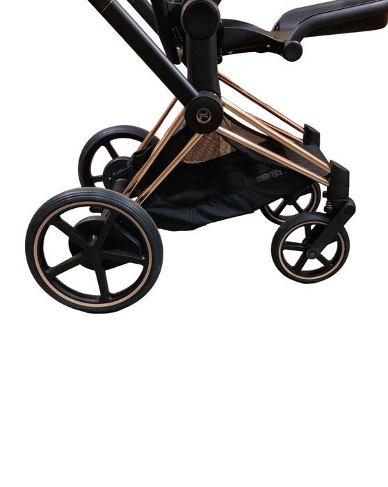 Cybex E-PRIAM Stroller Frame Only, 2023, Rosegold, without Battery