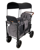 secondhand Wonderfold W2 Luxe Multifunctional Double Stroller Wagon, 2023, Charcoal Gray