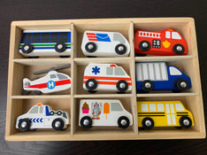 secondhand BUNDLE Melissa & Doug Wooden Vehicles