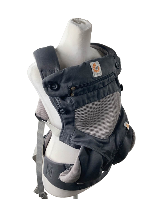 used Ergobaby Four Position 360 Baby Carrier, Carbon Grey