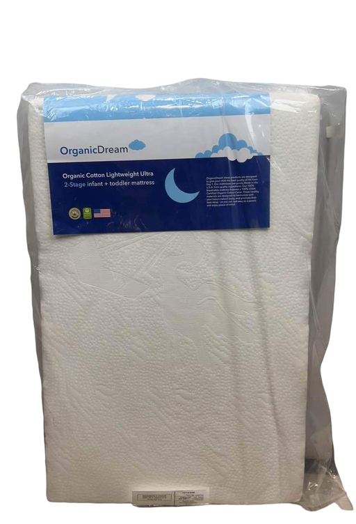 secondhand Organic Dream Organic Cotton 2-Stage Lightweight Ultra Crib Mattress