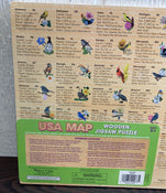 used Melissa & Doug USA Map Wooden Puzzle