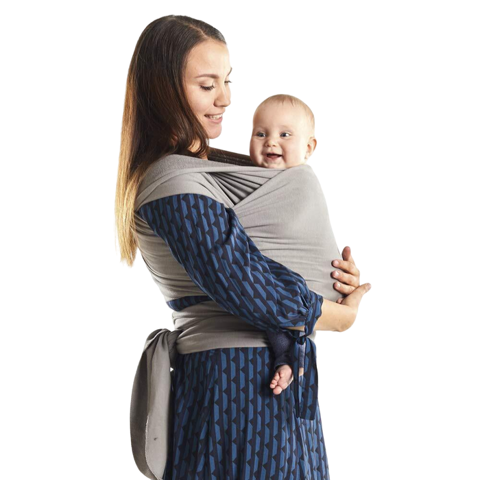 Boba Baby Wrap Carrier, Serenity Light Gray