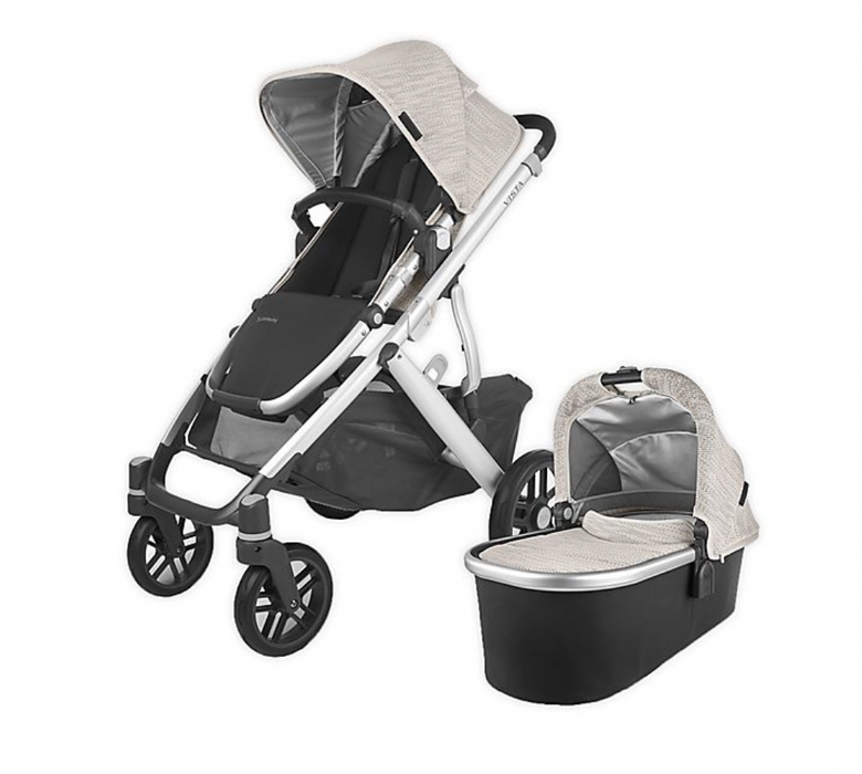 UPPAbaby VISTA V2 Stroller, 2018, Sierra (Dune Knit)