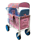 used Wonderfold W2 Luxe Multifunctional Double Stroller Wagon, 2023, Petal Pop Limited Edition