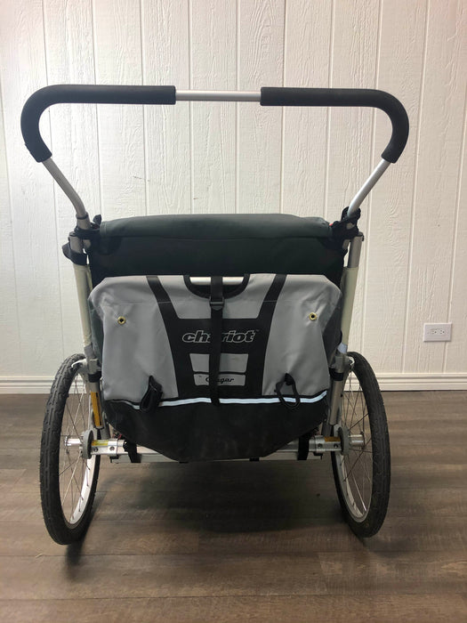 used Chariot Cougar 2 Bike Trailer/Jogging Double Stroller