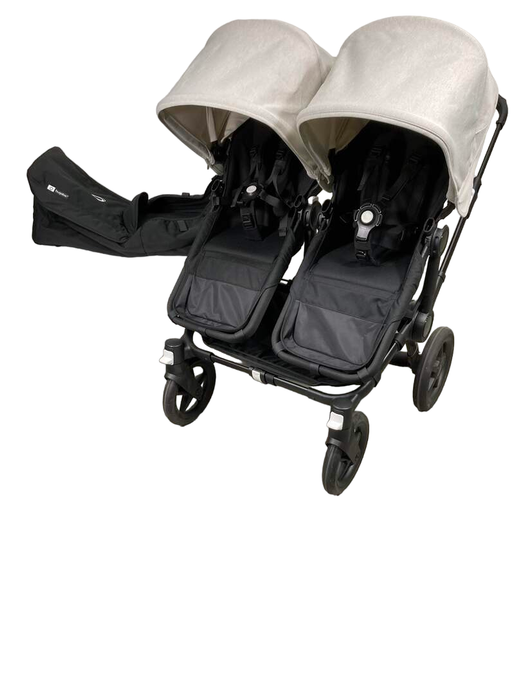 used Bugaboo Donkey 5 Duo Stroller, 2023, Black , Grey Melange