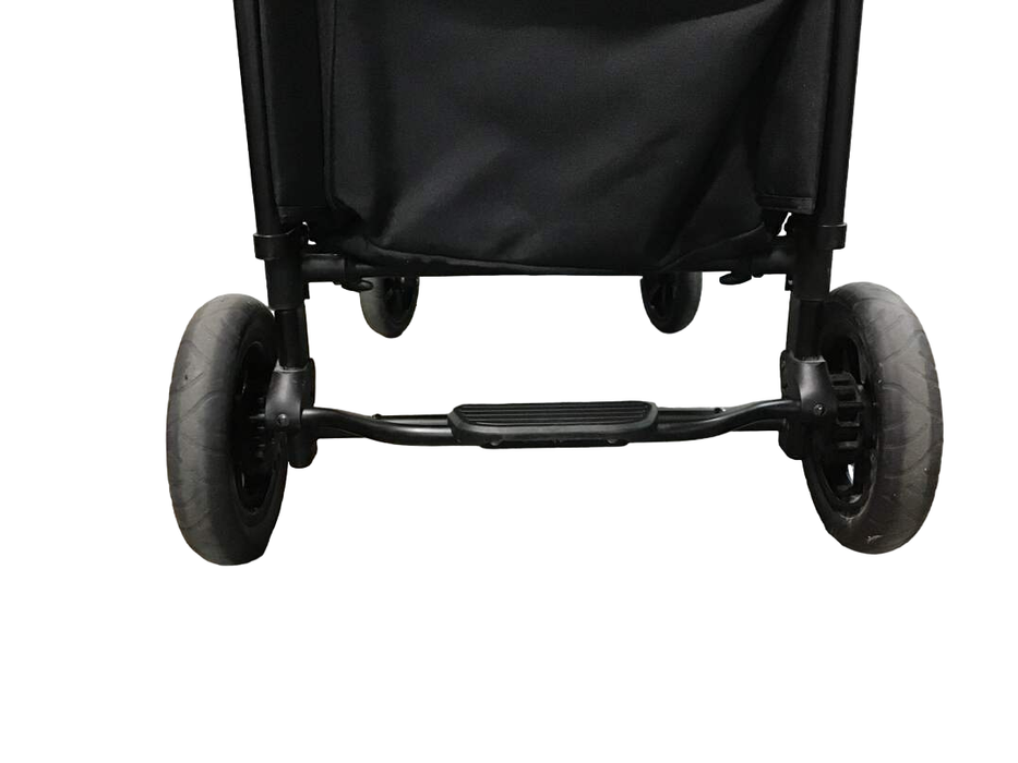 Wonderfold W2 Original Multifunctional Double Stroller Wagon, 2021, Black, (Canopy Not Included)