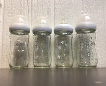 used Philips Avent Natural Baby Bottles, 9oz, 4-Pack, Clear