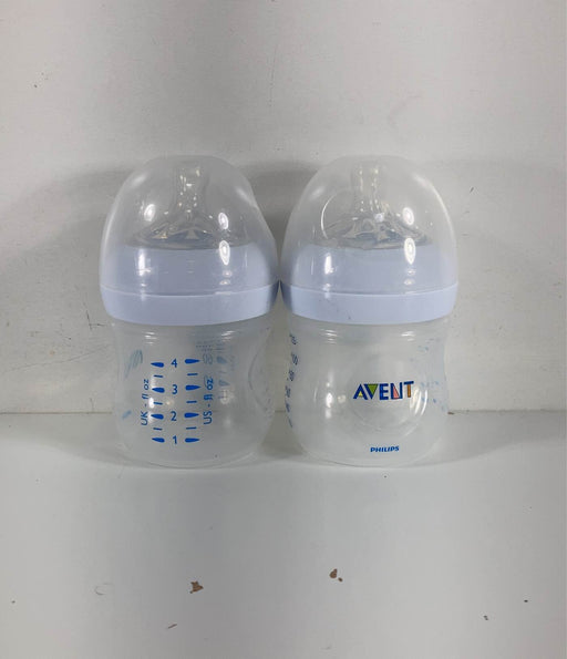 used Philips Avent Natural Baby Bottles, Clear, 3-Pack