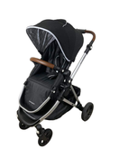 secondhand Mockingbird Single Stroller, 2023, Black, Windowpane, Silver With Penny Leather