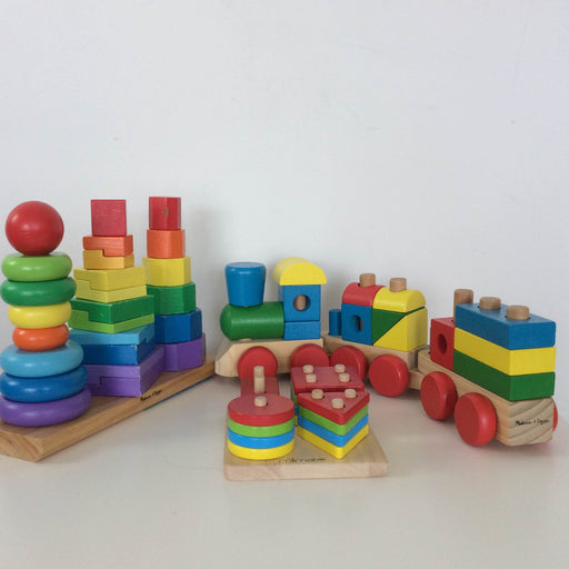 used BUNDLE Melissa & Doug Wooden Toys