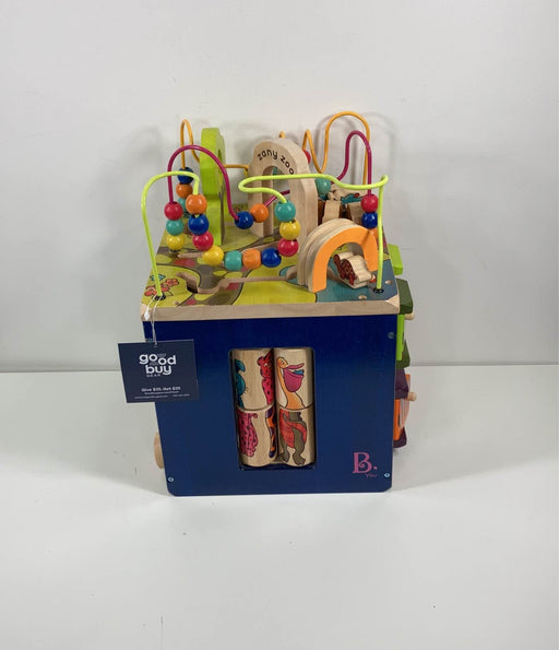 secondhand B. toys Zany Zoo Wooden Activity Cube