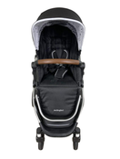 secondhand Mockingbird Single Stroller, 2023, Black, Watercolor Drops, Silver With Penny Leather