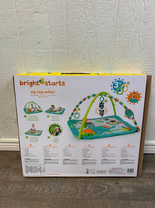 secondhand Bright Starts Activity Gym, zig zag safari