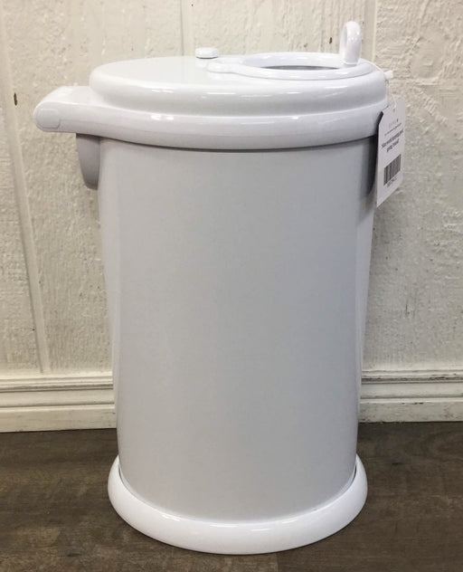 secondhand Ubbi Diaper Pail, White