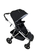 used Mockingbird Single to Double Stroller, 2023, Silver with Black Leather, Watercolor Drops, Black