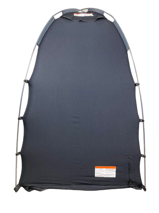 secondhand SlumberPod 3.0 Sleep Canopy, Black with Grey Accents