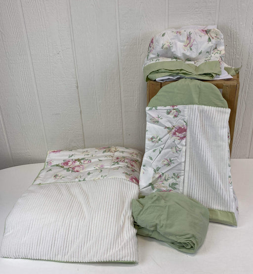 used Sweet Jojo Designs 4 Piece Crib Bedding Set