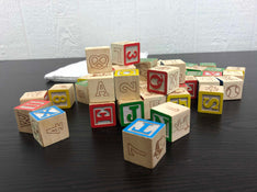 secondhand Melissa & Doug Wooden Alphabet Blocks