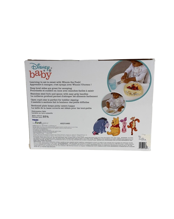 secondhand The First Years Disney Baby 5 Piece Mealtime Set, Winnie the Pooh