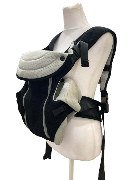 used Bable Convertible Baby Carrier, Black