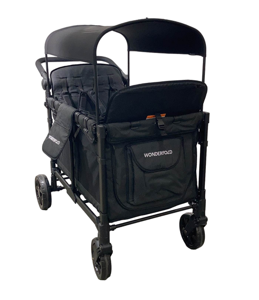 used Wonderfold W4 Elite Stroller Wagon, 2023, Volcanic Black