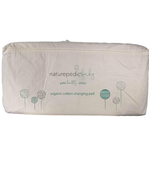 used Naturepedic Organic Cotton Changing Pad 2 Sided Coutour