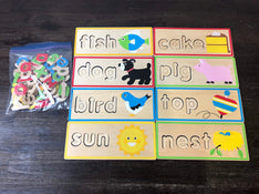 secondhand Melissa & Doug See & Spell Wooden Educational Board