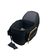 used TushBaby Hip Baby Carrier, Black/Gold