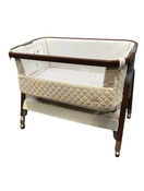 used Tutti Bambini Cozee Luxe Bedside Bassinet, Walnut/Cream