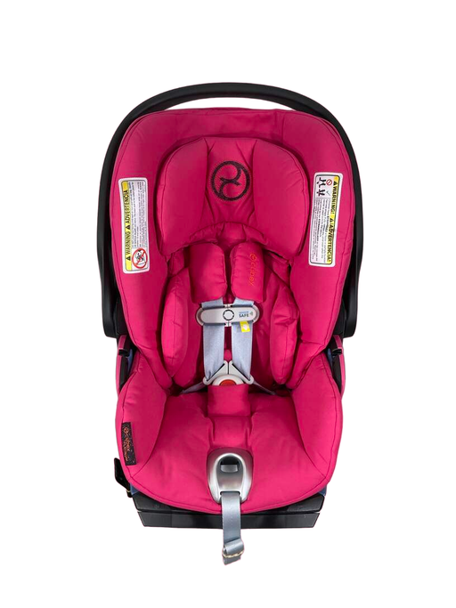 secondhand Cybex Cloud Q Infant Car Seat with SensorSafe, Passion Pink, 2021