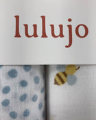 secondhand Lulujo Muslin Swaddle Blankets 2 Pack