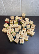 secondhand BUNDLE Wooden Alphabet Blocks