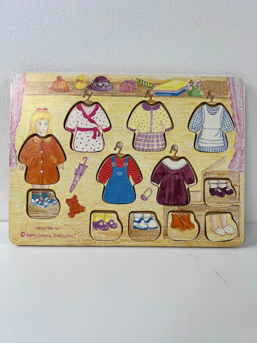 used Melissa & Doug Dress Me Up Wooden Puzzle