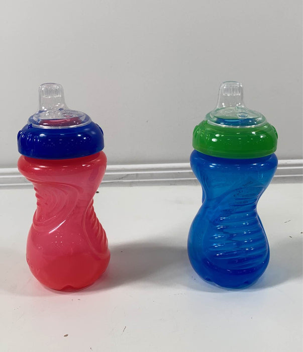 used Nuby No Spill Easy Grip Cup - 2 Pack