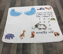 secondhand Etsy Milestone Blanket And Marker