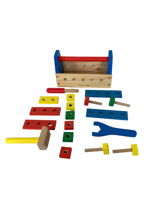 used Melissa & Doug Take-Along Tool Kit Wooden Toy