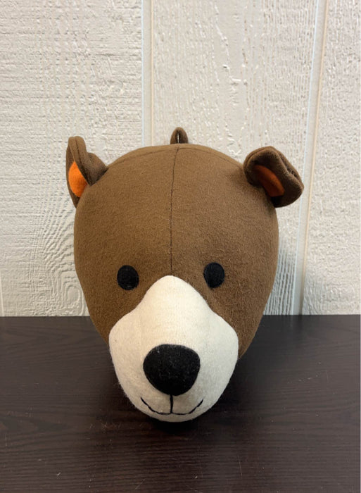 used Target Plush Bear Head Wall Decor