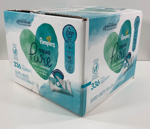 secondhand Pampers Aqua Pure Sensitive Baby Wipes, 336ct