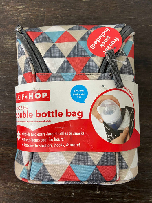 used Skip Hop Grab And Go Double Bottle Bag