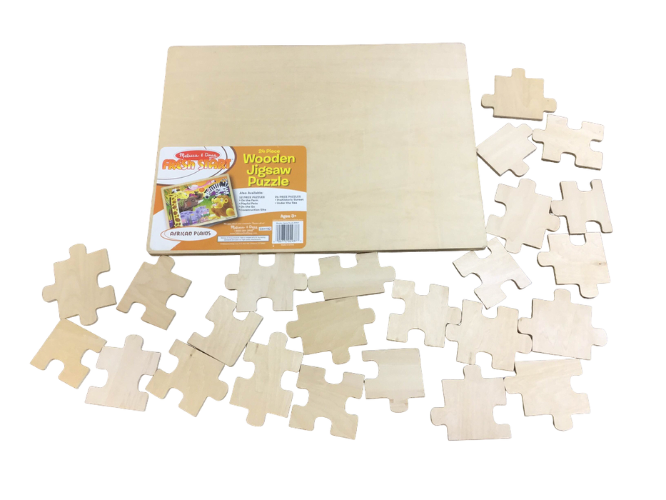 secondhand Melissa & Doug 24-Piece Wooden Jigsaw Puzzle