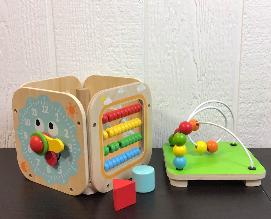 used John Lewis & Partners Wooden Activity Cube