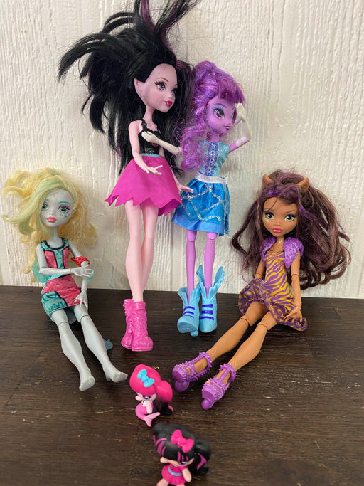 used Mattel Monster High Dolls And Accessories